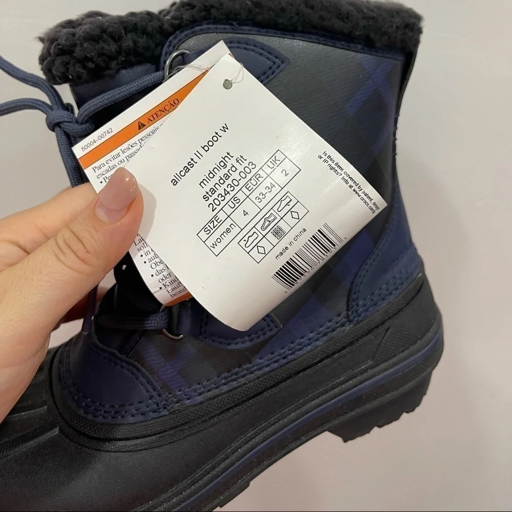 Crocs Allcast II Boot Women Midnight Standard Fit